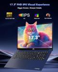 NIMO 17.3" IPS FHD-Gaming-Laptop, AMD Ryzen 7 8745HS 32GB DDR5 RAM 1TB SSD (8C/16T, up to 4.9GHz) Radeon 780M Graphics Business Computer with 100W Type-C Backlit Keyboard, Fingerprint USB-C 4.0
