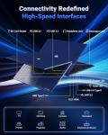 NIMO 17.3" IPS FHD-Gaming-Laptop, AMD Ryzen 7 8745HS 32GB DDR5 RAM 1TB SSD (8C/16T, up to 4.9GHz) Radeon 780M Graphics Business Computer with 100W Type-C Backlit Keyboard, Fingerprint USB-C 4.0