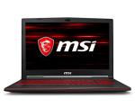 MSI GL63 Gaming Laptop PC 256GB SSD +1TB HDD - 6 Core i7-8750H - 8GB DDR4 RAM - Geforce GTX1050ti - 120hz 15.6" IPS LCD (Black - Red Backlight)