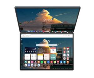 Ruchonin 2-in-1 Dual Screen Touch Laptop