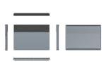 Ruchonin 2-in-1 Dual Screen Touch Laptop