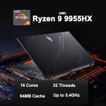 ASUS ROG Strix G18 G814 Gaming Laptop 18" 2.5k (2560x1600) 240Hz (100% DCI-P3) AMD 16-core Ryzen 9 9955HX (>i9-14900HX) 32GB DDR5 1TB SSD GeForce RTX 5070 RGB Backlit FHD Camera Win11 ICP Hub