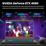 MSI Ultra Thin 15 VR-Ready Gaming Laptop, 15.6" FHD 144Hz, Intel i5-13420H(Beats Ryzen 7 7435HS), NVIDIA GeForce RTX 4060, 32GB RAM, 1TB SSD, Backlit KB, Wi-Fi 6, Bundle with PCO Notebook Fold Cooler