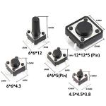 Yetaida 25 Value Tactile Push Button Switch Kit