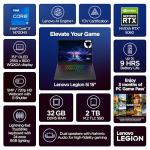 Lenovo Legion 5i Gaming Laptop, Intel i7-14700HX, 15.1" OLED 2.6K (2560 x 1600) IPS 165Hz, 500 nits, 32GB DDR5, 2TB SSD, NVIDIA RTX 5060, 5MP Camera w/E Shutter, Wi-Fi 7, Win 11 - Eclipse Black