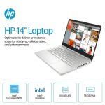 HP 2025 Laptop for Student Business, 14" Anti-Glare, Intel N150 CPU, 16GB RAM, 384GB Storage(128GB UFS+256GB MSD),128GB USB, Wi-Fi 6, Copilot AI & 1 Year Microsoft 365, Windows 11 Pro, w/Accessories