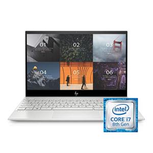 HP ENVY 13-13.99 Inches Thin Laptop w/ Fingerprint Reader, 4K Touchscreen, Intel Core i7-8565U, NVIDIA GeForce MX250 Graphics, 16GB SDRAM, 512GB SSD, Windows 10 Home (13-aq0044nr, Natural Silver)