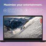 Lenovo IdeaPad 1 15.6" FHD Laptop, AMD Ryzen 3 7320U, 8GB RAM, 2TB SSD, Windows 11, with 5-in-1 Docking Station, HDMI Cable and 256GB Portable SSD, Abyss Blue
