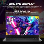 HP OMEN 17.3 RTX 5070 AI Pro Gaming Laptop, 17.3" FHD 144Hz, AMD Ryzen AI 9 365, NVIDIA RTX 5070, 64GB DDR5 RAM, 2TB SSD, RGB Backlit KB, Low Blue Light, Bundle with SL660 512GB Portable SSD