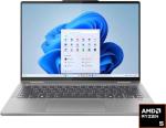 Lenov Yoga 2 in 1 14" 2K Touchscreen Laptop | AMD Ryzen 5 8640HS(Beat i7-1355U) | AMD Radeon Graphics | Backlit | Fingerprint | 8GB RAM DDR5 | 512GB SSD | Windows 11 Home | Bundle with Stylus Pen