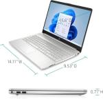 HP Laptop for Business and Student - with Microsoft Office Lifetime License | 15.6" HD IPS Touchscreen | Intel 6-Core i3-1215U Processor | Wi-Fi | 16GB RAM | 1TB SSD | HD Camera | Win 11 Pro