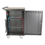 Tripp Lite 36-Port AC Charging Cart Storage Station for Chromebooks, Laptops, & Tablets - Hourly Timer alternates Charging Zones to Help Prevent overloads, 2-Year Warranty (CSC36AC)