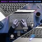 2025 16 Inch 2.5K IPS Gaming Laptop Computer, AMD Ryzen 7 6800H (Up to 4.7GHz), 16GB DDR5 512GB SSD, AMD Radeon 680M, WiFi 6, Type-C, Webcam, Fingerprint, Backlit Keyboard, Windows 11 Pro w/ MS Office