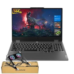 Lenovo LOQ 15.6" Gaming Laptop Bundle with Cooler