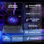 Lenovo LOQ 15 15AHP9 RTX 4060 AI Gaming Laptop, 15.6 FHD 144Hz, AMD Ryzen 7 8845HS, NVIDIA RTX 4060, 32GB DDR5 RAM, 1TB SSD, Backlit Keyboard, RJ-45, Bundle with PCO Laptop Cooler