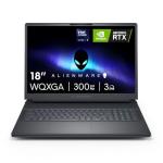 Alienware 18 Area-51 Gaming Laptop AA18250-18-inch QHD+ 300Hz 3ms Display, Intel Core Ultra 9-275HX, 32GB DDR5 RAM, 1TB SSD, NVIDIA GeForce RTX 5070, Windows 11 Home, Onsite Service - Liquid Teal