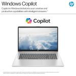 HP 17.3" FHD Business & Student Laptop Computer, 64GB RAM 2.5TB Storage (2TB SSD+512GB Docking Station Set), 6-Cores AMD Ryzen 5, Windows 11 Pro, PLUSERA Earphones, Silver
