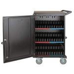 Tripp Lite 48-Port AC Mobile Charging Cart Storage Station for Chromebooks, iPads, Laptops, Tablets, Black (CSC48AC)