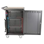 Tripp Lite 48-Port AC Mobile Charging Cart Storage Station for Chromebooks, iPads, Laptops, Tablets, Black (CSC48AC)