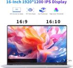 NIAKUN 16" Gaming Laptop with 16GB RAM