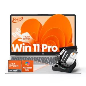 HP 15.6 inch Touchscreen Business Laptop, Ryzen 7