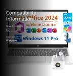 HP 15.6" Business Laptop with Office 2024 License
