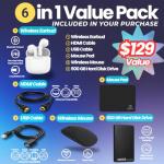 Lenovo IdeaPad Laptop for Business Student 2025, 15.6" Display, 20GB RAM + 1.6GB Storage (1TB SSD +128GB eMMC +500GB Ext), Dual Intel Core Processor, WiFi 6, HubxcelAccessory, Office 365 1 Yr, Win 11