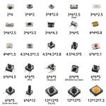 Yetaida 25 Value Tactile Push Button Switch Kit