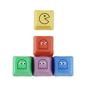 Pacman Five Dye PBT Keycaps for Gaming Keyboards