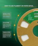 OVERTURE ABS Filament 1.75mm, 1kg Spool, Dimensional Accuracy