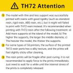 TH72 Flexible Tough Resin for Impact-Resistant Printing