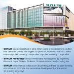 SUNLU PETG Filament 1.75mm - Black, Strong & Durable