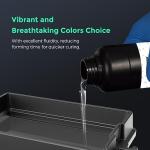 FlashForge Clear 3D Printer Resin 1000G Fast Curing