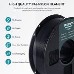 TPOIMNS 1.75mm Black Nylon Filament 1kg Spool