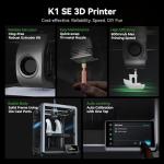 Creality K1 SE 3D Printer with Auto Leveling