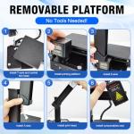 K10 Compact Portable 3D Printer for Beginners