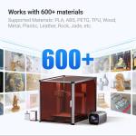 Snapmaker Artisan 3D Printer,Dual Extrusion 3D Printing,400x400x400mm Large Printing Size,Industrial-Grade Linear Rails Auto Bed Leveling,All Metal Design with 7" Touchscreen