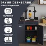 RJOKMT 3D Printer Cabinet with Filament Storage