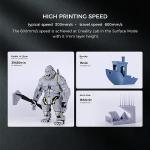 Creality K1 MAX 3D Printer with White PLA Filament