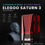 ELEGOO Saturn 3 3D Printer with Mercury XS Bundle