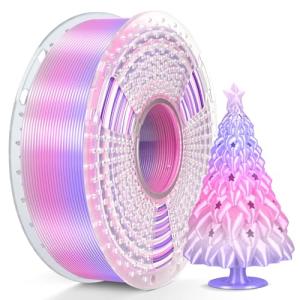 SUNLU Silk Rainbow PLA Filament 1.75mm 1kg