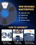 SUNLU PLA+ 2.0 3D Printer Filament - Black