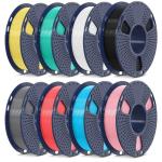 SUNLU 3D Printer Filament Bundle, 8 Colors