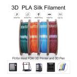 Kretrum Color Changing PLA Filament Bundle 4x250g