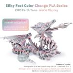ZIRO Shiny PLA Filament for FDM 3D Printers