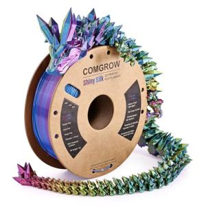 Comgrow Tri-Colors Rainbow Silk PLA Filament 1.75mm
