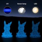 Glow in The Dark Shiny Firefly Blue PLA Filament