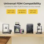 Rainbow PLA+ 3D Printer Filament - 1.75mm