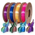 Color Changing PLA 3D Printer Filament Bundle