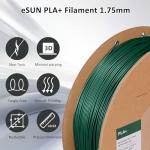 eSUN PLA+ 1.75mm Filament - Pine Green 1KG